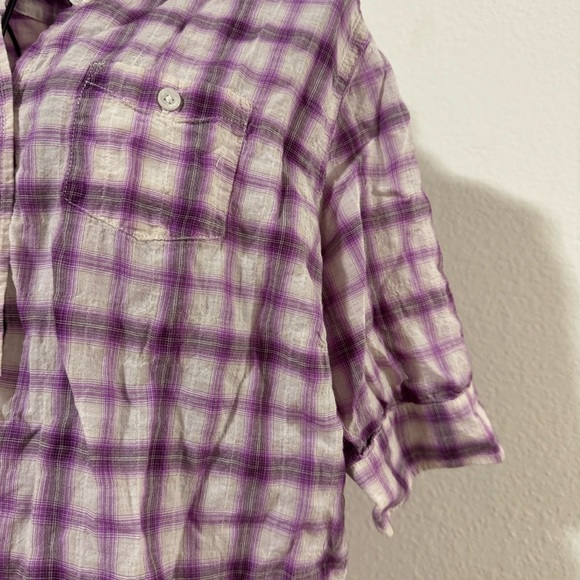 Button Up Short Sleeve Top - Picture 6 of 6